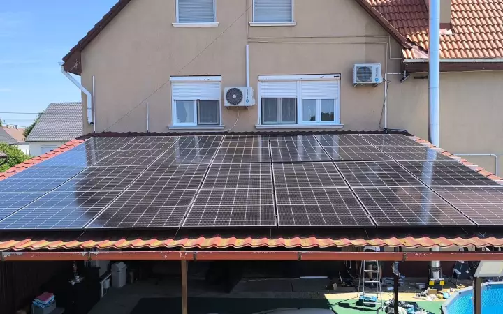 Napelem + tároló rendszer, Mátészalka