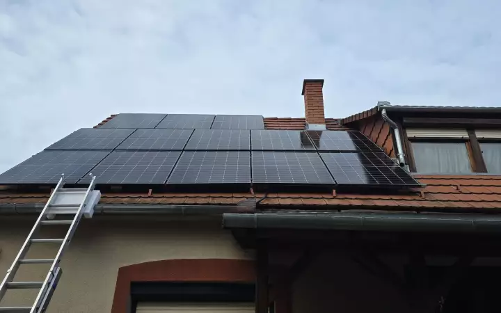 Napelem + tároló rendszer, Bükkösd
