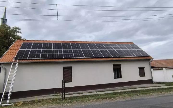 Napelem + tároló rendszer, Fülöpszállás