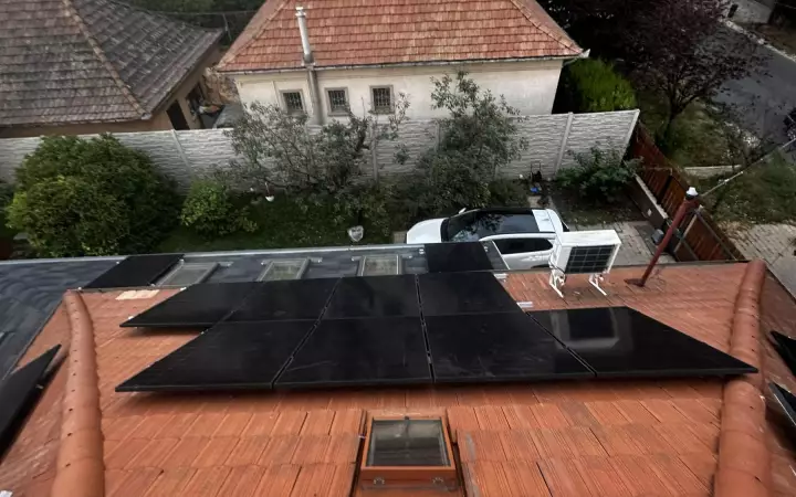 Napelem + tároló rendszer, Gyál